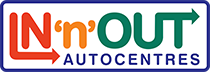 IN'n'OUT Autocentres Bristol logo